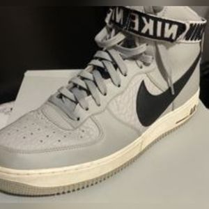 Air Force 1's (Flat Silver)(Size 12)